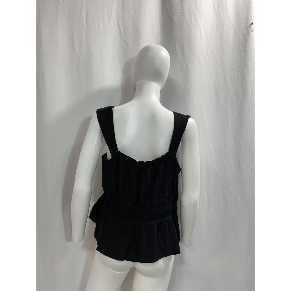 Paige 'Laureth' Black Square Neck Sleeveless Top Size XL - Picture 3 of 5